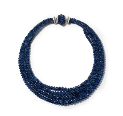 Schuler Auktionen AG - Feines Saphir-Diamant-Collier