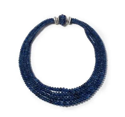 Schuler Auktionen AG - Feines Saphir-Diamant-Collier